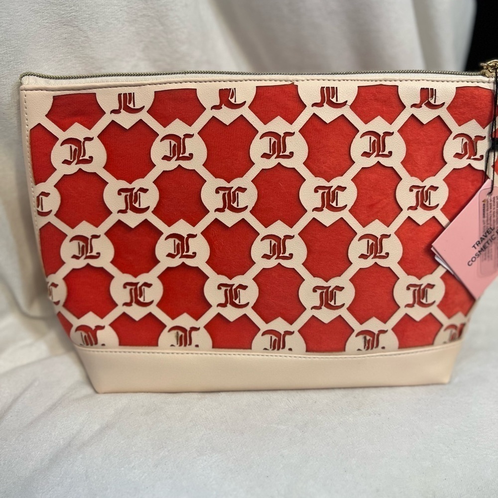 ❤️❤️JUICY COUTURE SUPER CUTE COSMETIC BAG & EMPTY TOILETRY BOTTLE❤️❤️NWT - Picture 9 of 9